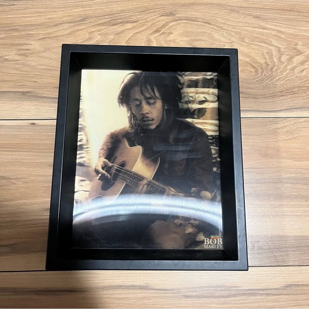 Bob Marley Lenticular Photo Framed